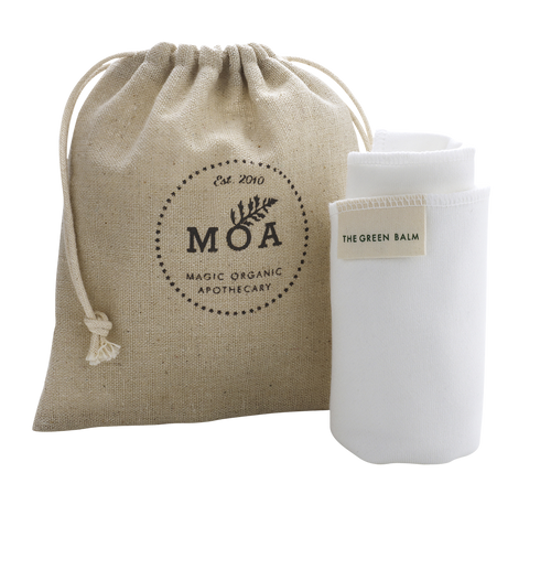 MOA Bamboo Face Cloth & Hemp Bag 1 x