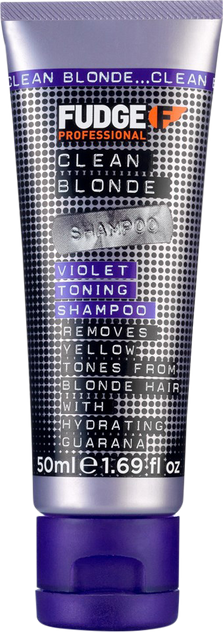 Fudge MINI Clean Blonde Violet Toning Shampoo 50ml