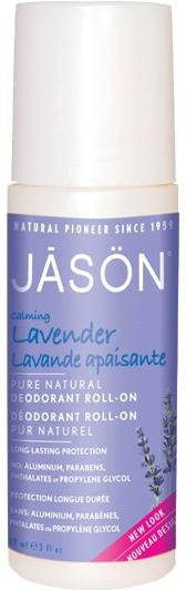 Jason Calming Lavender Pure Natural Deodorant Roll On 85g
