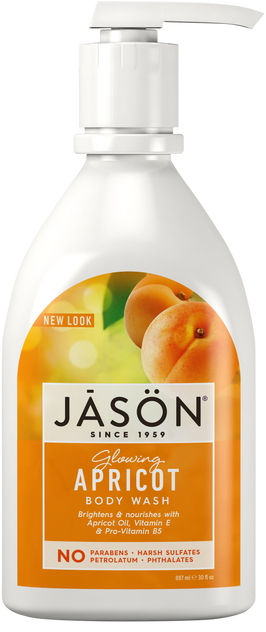 Jason Glowing Apricot Pure Natural Body Wash 900ml