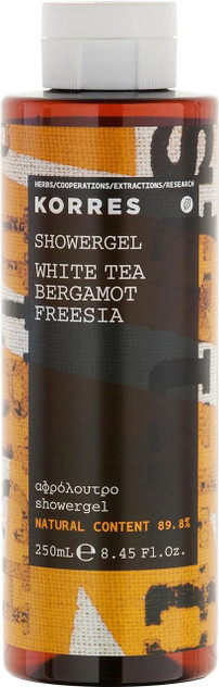 Korres White Tea, Bergamot & Freesia Showergel 250ml
