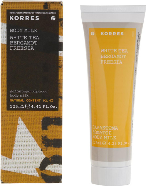 Korres White Tea, Bergamot and Freesia Body Milk 125ml