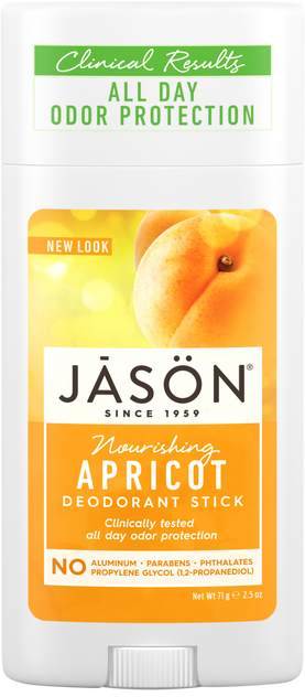 Jason Nourishing Apricot Pure Natural Deodorant Stick 75g