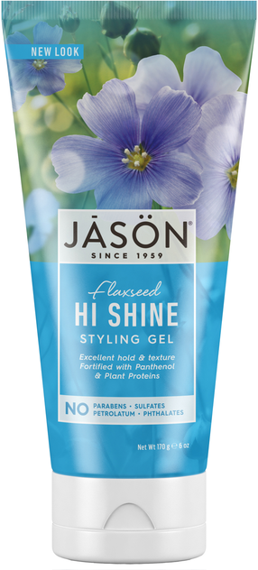 Jason Flaxseed Hi Shine Pure Natural Styling Gel 180ml