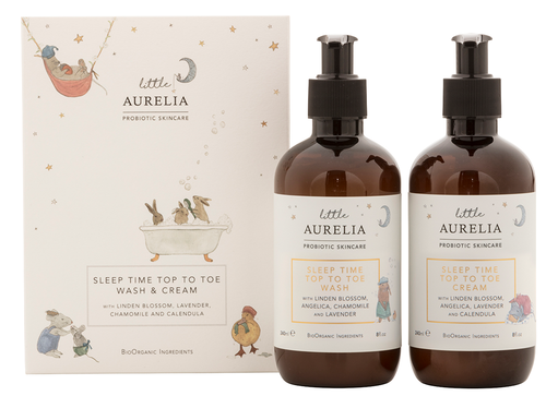 Aurelia Sleep Time Top to Toe Wash & Cream 2 x 240ml