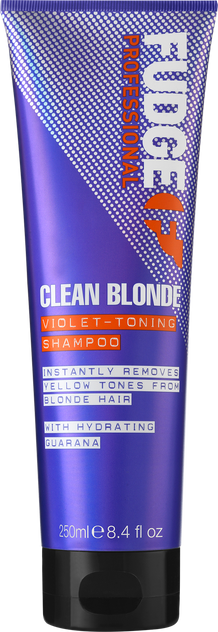 Fudge Clean Blonde Violet Toning Purple Shampoo - 250ml
