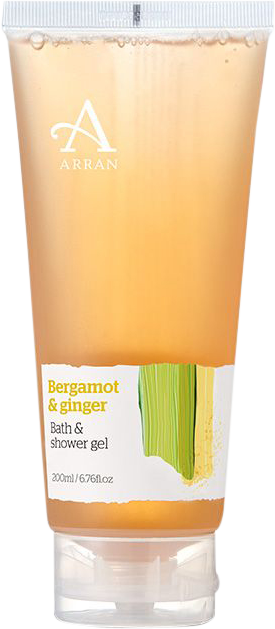 Arran Sense of Scotland Formulas Bergamot & Ginger Bath & Shower Gel 200ml