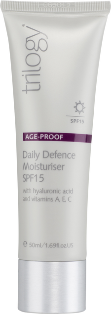 Trilogy Age Proof Daily Defence Moisturiser with SPF15 50ml
