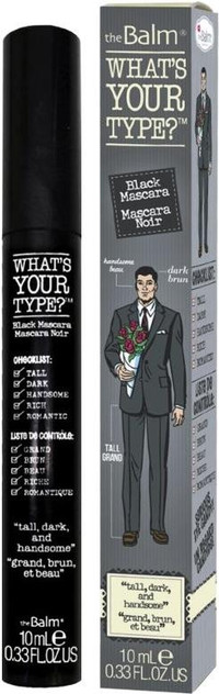 The Balm What's Your Type? Mascara - Tall, Dark & Handsome 10ml