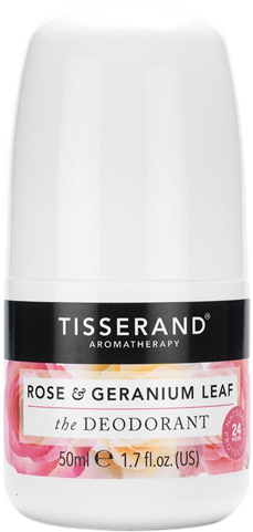 Tisserand Aromatherapy Rose & Geranium Leaf Deodorant 50ml