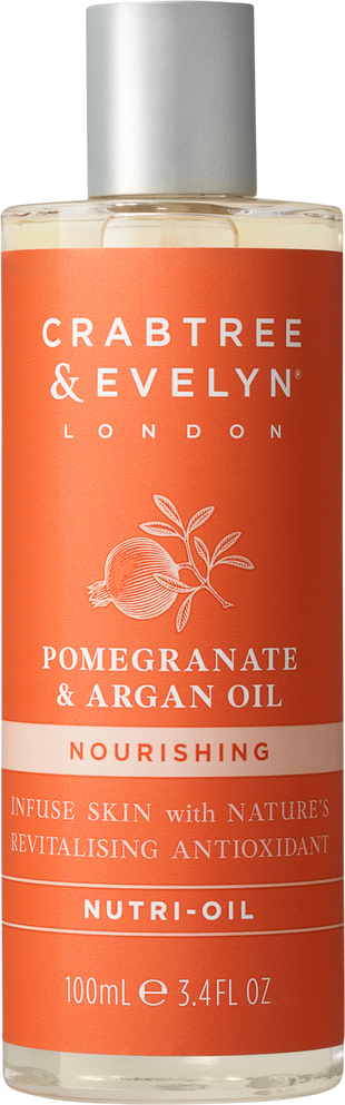 Crabtree & Evelyn Pomegranate & Argan Oil Nourishing Oil - 100ml