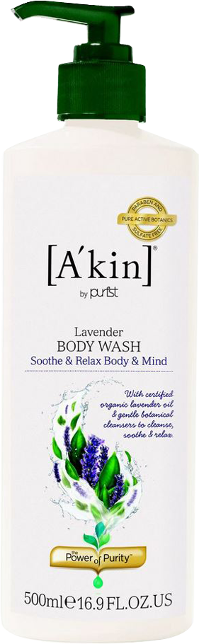 A'kin Aromatherapy Lavender Body Wash