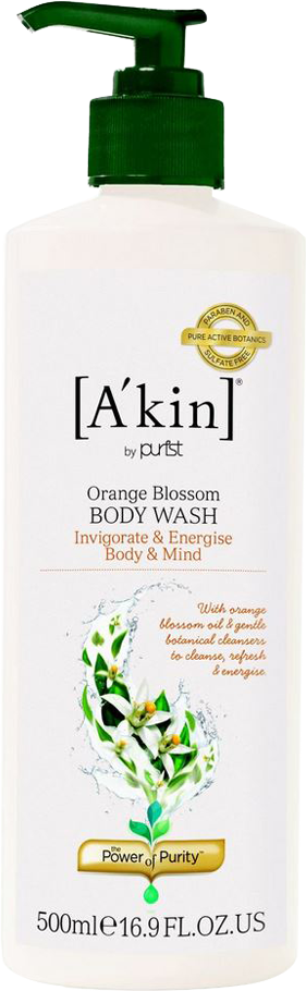 A'kin Aromatherapy Orange Blossom Body Wash