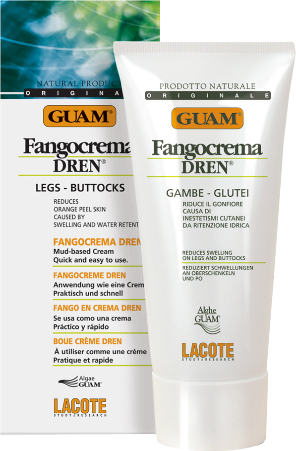 Guam Fangocrema Dren Active Mud Cream for Legs 200ml