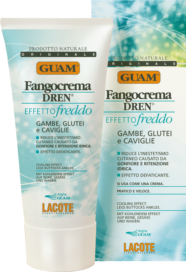 Guam Fangocrema Dren Cooling Effect Active Mud Cream 200ml