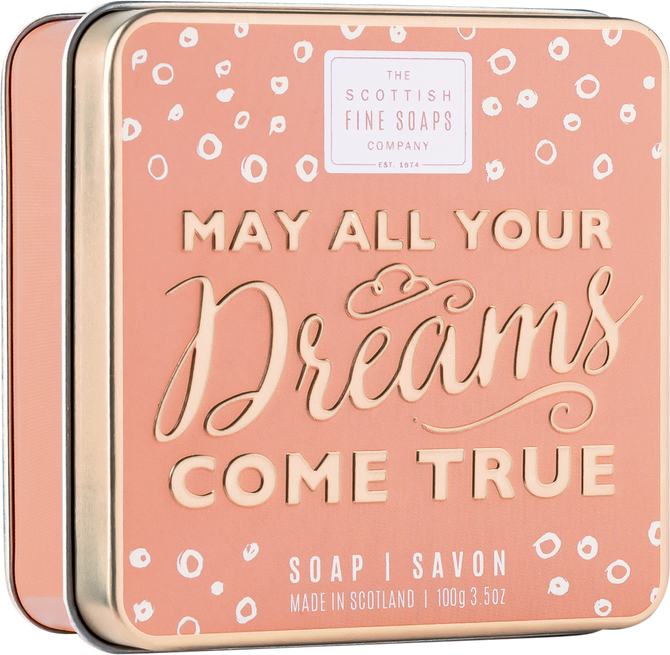Scottish Fine Soaps May Your Dreams Come True Soap in a Tin 100g