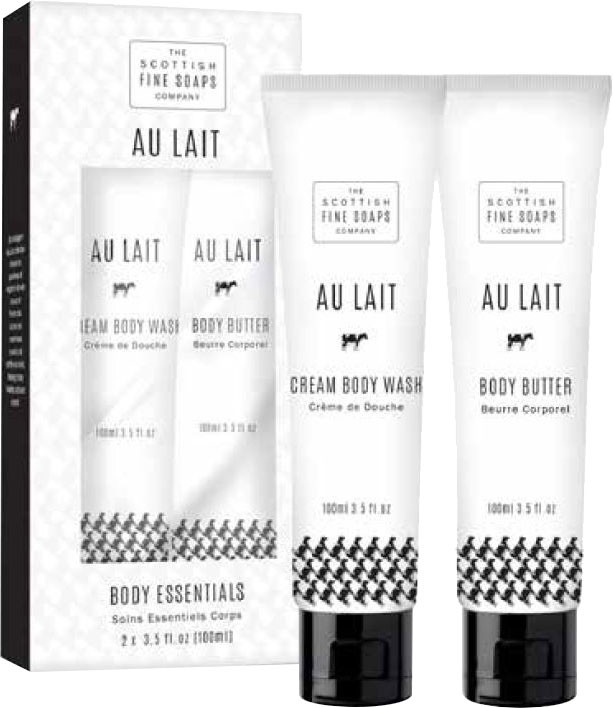 Scottish Fine Soaps Au Lait Body Essentials 2 x 100ml