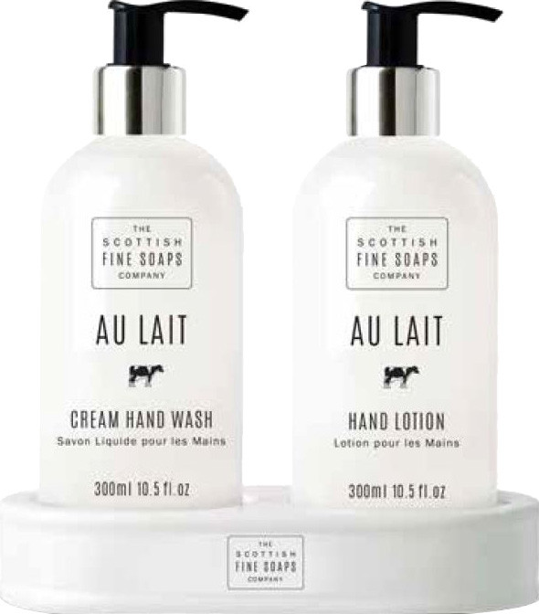 Scottish Fine Soaps Au Lait Hand Care Collection 2 x 300ml