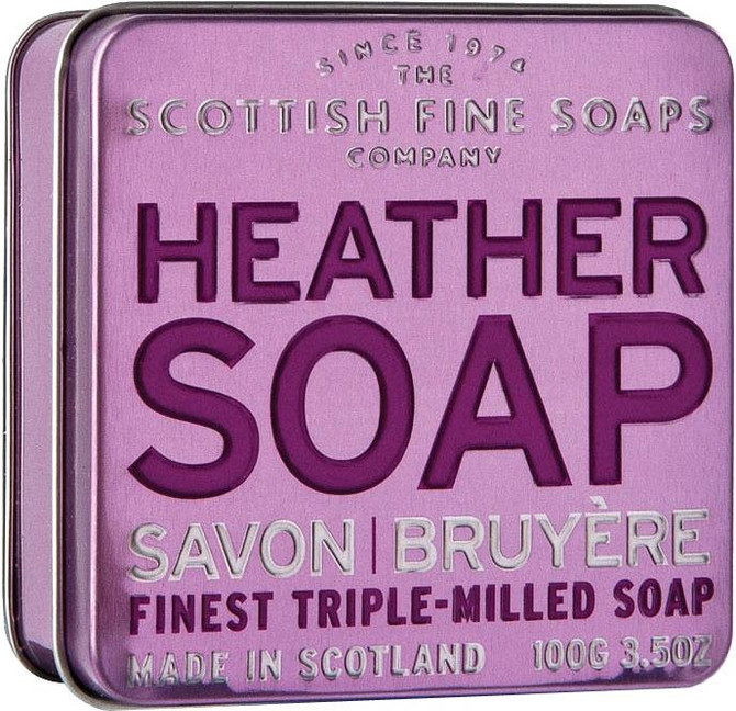 Scottish Fine Soaps Heather Soap Tin 100g
