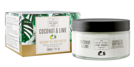 Scottish Fine Soaps Coconut & Lime Coconut Oil Body Butter 200ml