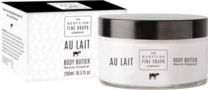 Scottish Fine Soaps Au Lait Enriching Body Butter Jar 200ml