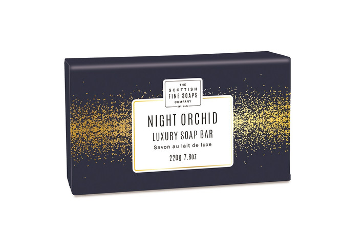 Scottish Fine Soaps Night Orchid Luxury Soap Bar 220g