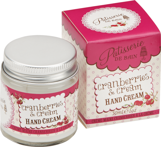 Rose & Co. Patisserie de Bain Cranberries & Cream Hand Cream Jar - 30ml