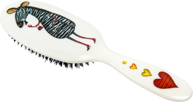 Rock & Ruddle Mrs Zebra Hairbrush