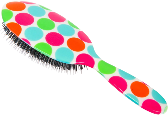 Rock & Ruddle Multicoloured Polka Dot Hairbrush