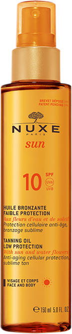 Nuxe Sun Tanning Oil Face & Body SPF 10 150ml