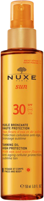 Nuxe Sun Tanning Oil for Face & Body SPF 30 - 150ml