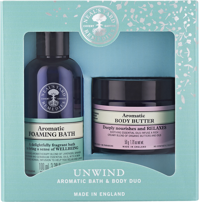 Neal's Yard Remedies Unwind Aromatic Bath & Body Duo