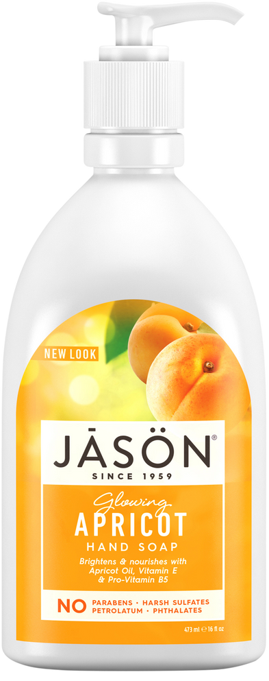 Jason Glowing Apricot Pure Natural Hand Soap 480ml