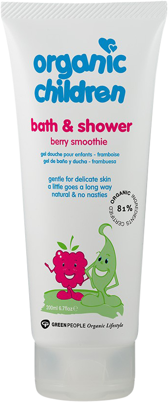 Green People Organic Children Bath & Shower Berry Smoothie - 200ml