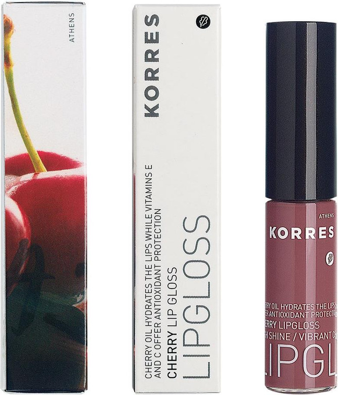 Korres Colour Cherry Lip Gloss - 25 Natural Purple 6ml