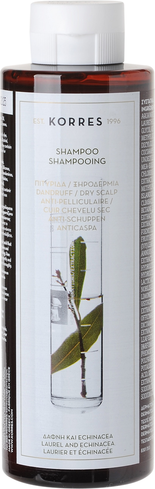 Korres Laurel and Echinacea Shampoo Against Dandruff and Dry Scalp 250ml