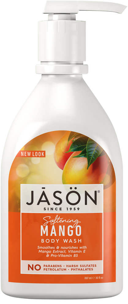 Jason Softening Mango & Papaya Pure Natural Body Wash 900ml