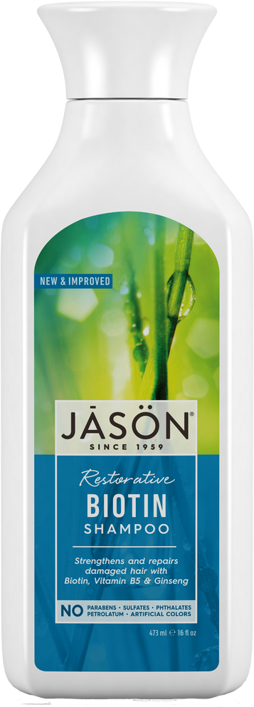 Jason Organic Restorative Biotin Shampoo 500ml