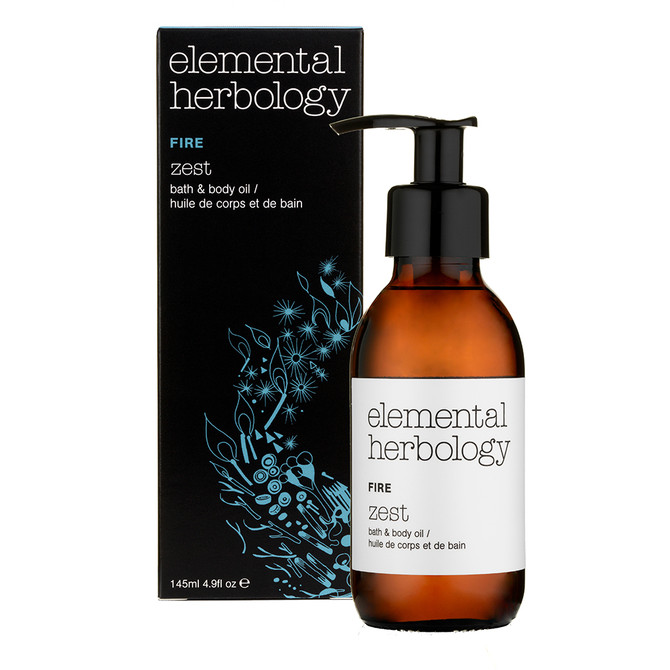 Elemental Herbology Fire Zest Bath and Body Oil 145ml