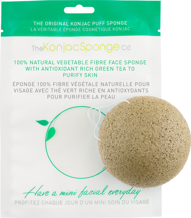 The Konjac Sponge Company Facial Puff with Green Tea