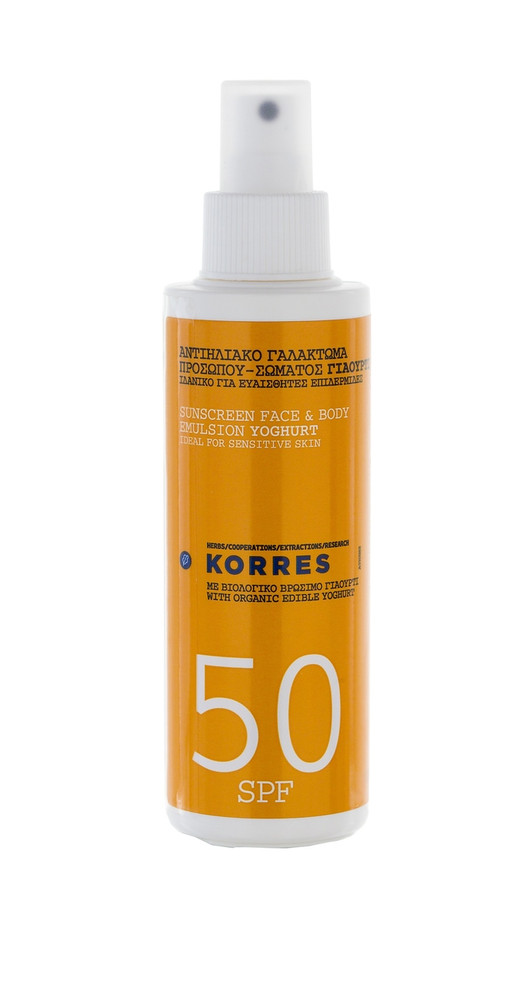 Korres Yoghurt Face & Body Sunscreen Emulsion SPF50 - 150ml
