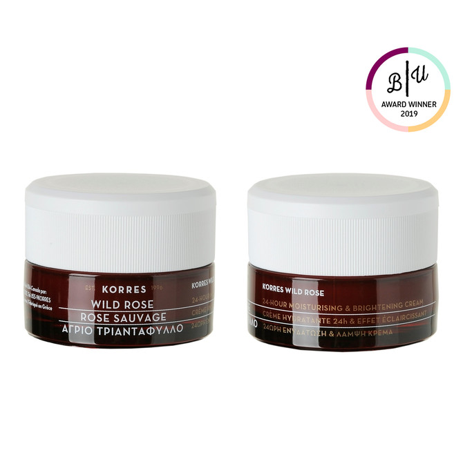 Korres Wild Rose 24-hour Moisturising & Brightening Cream 40ml