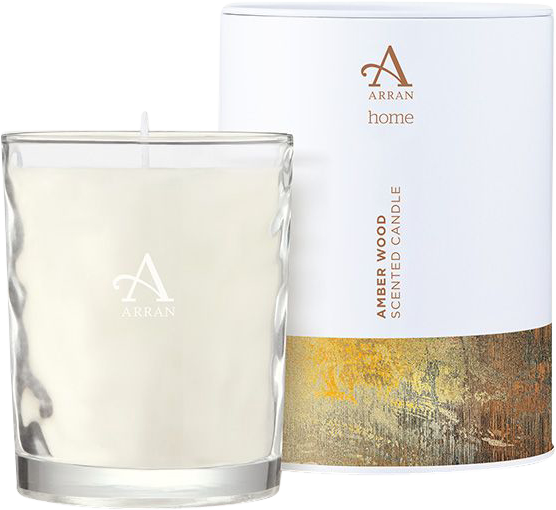 Arran Sense of Scotland Amberwood Candle 35cl