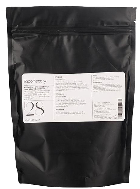 ilapothecary Magnesium and Amethyst Deep Relax Bath Soak Refill 400g