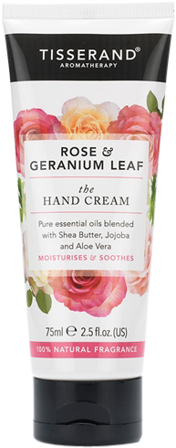 Tisserand Aromatherapy Rose & Geranium Leaf Hand Cream 75ml