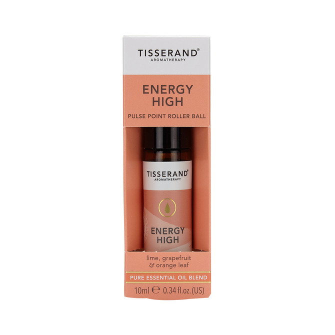 Tisserand Aromatherapy Energy High Pulse Point Roller Ball 10ml