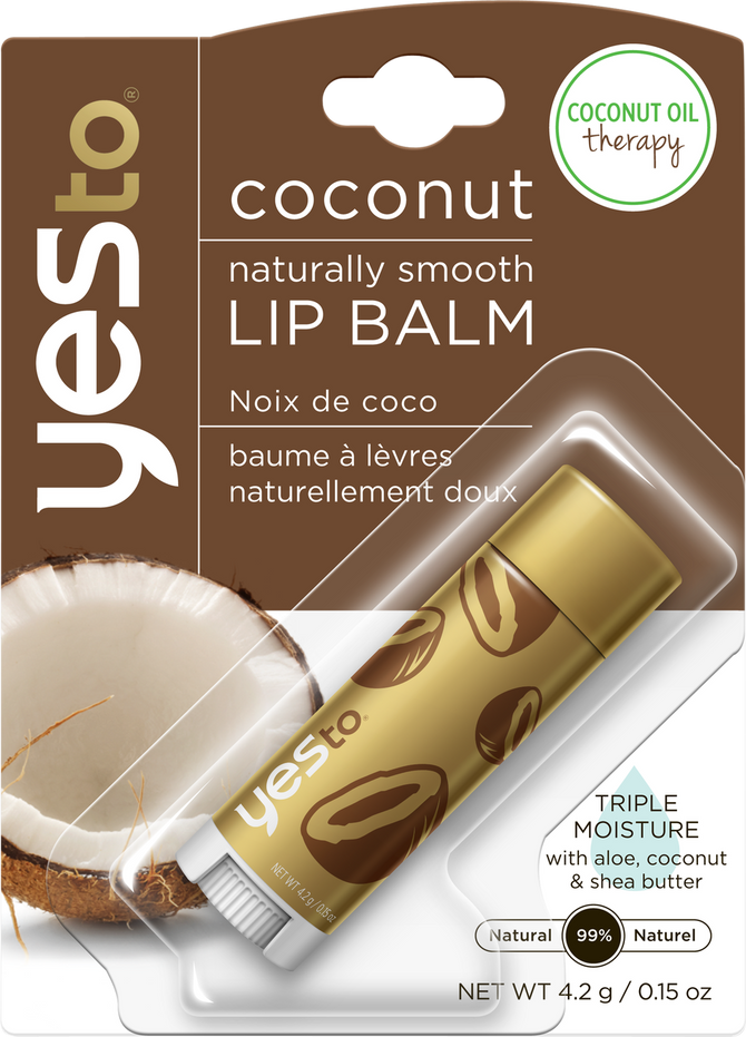 Yes to Coconut Naturally Smooth Lip Balm 4.2g