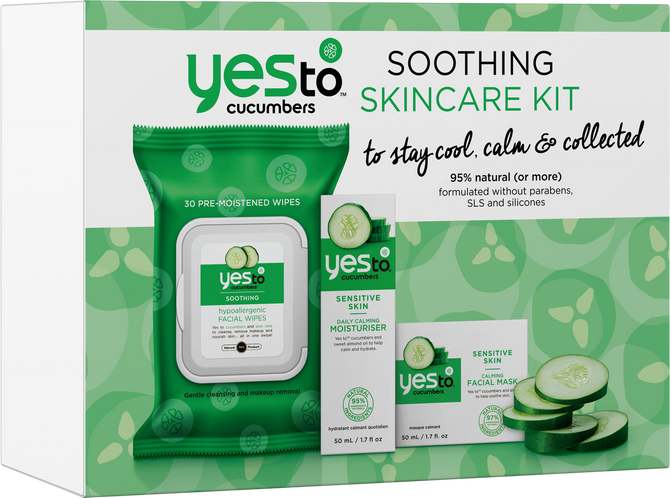 Yes To Cucumber Soothing Skincare Kit