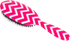 Rock & Ruddle Pink Chevron Hairbrush