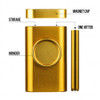 Swag-Supply - CUSTOM Metal Dugout with 30mm Grinder, Assorted Colors